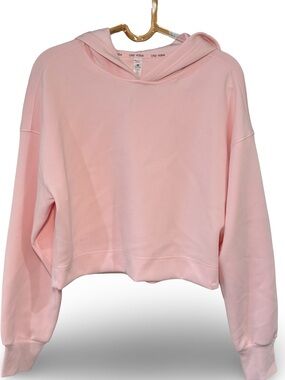 CRZ YOGA Light Pink Cropped Hoodie - Soft Pullover